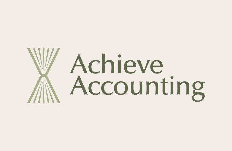 Accounting branding logo design for Achieve Accounting